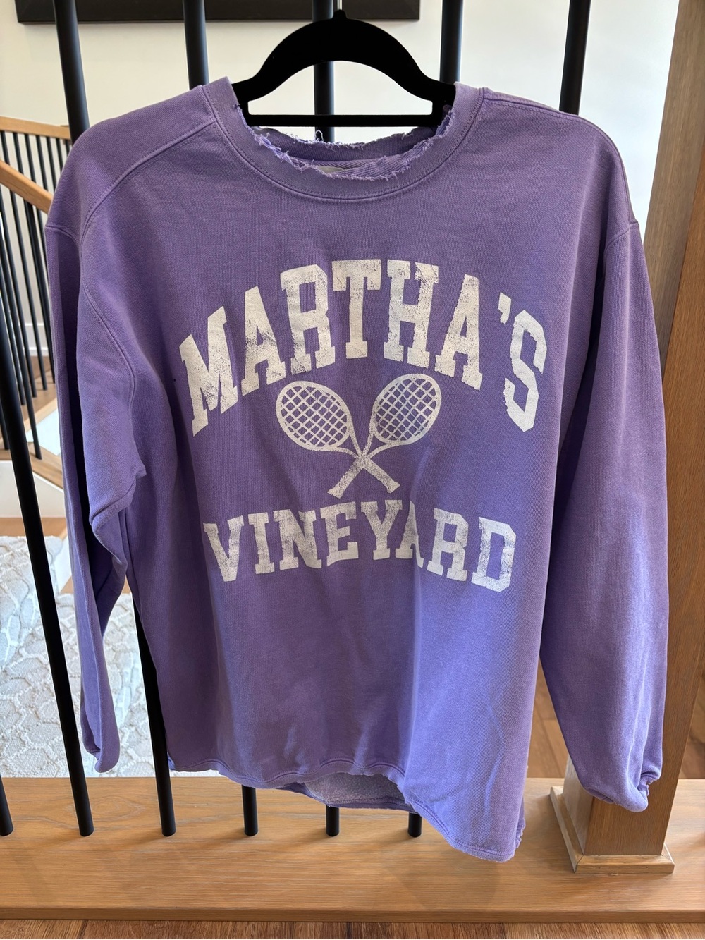 Firstport Company Martha's Vineyard Graphic Crewneck Sweatshirt